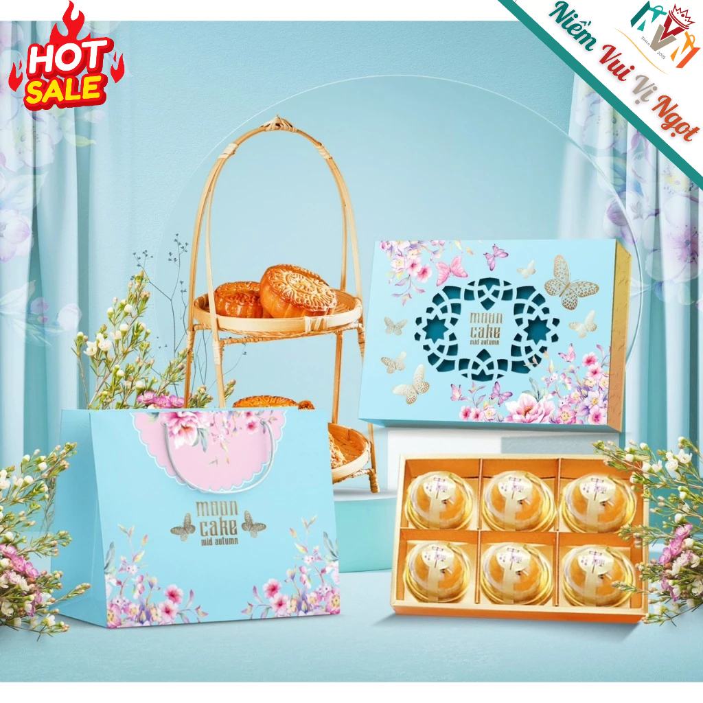 10 Hộp Bánh Trung Thu Lava, Bánh Trung Thu mini (50-80gr) ~ HỒ ĐIỆP 6B NHỎ