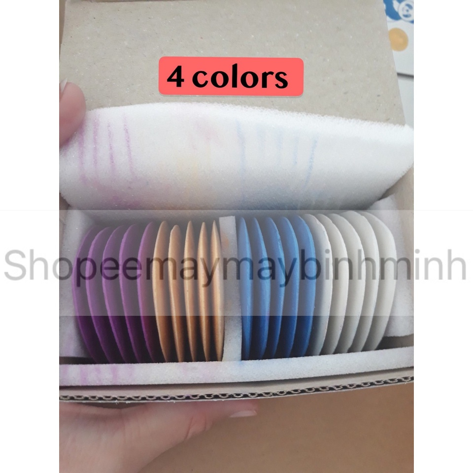 PHẤN MAY 2 MÀU, 4 MÀU CON GẤU SƠN-PANDA được sử dụng trong ngành may mặc (giá 1 hộp)
