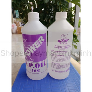 Dầu bôi trơn chỉ 168 (Chai 1 lít) được sử dụng trong ngành may mặc (GIÁ 1 CHAI)