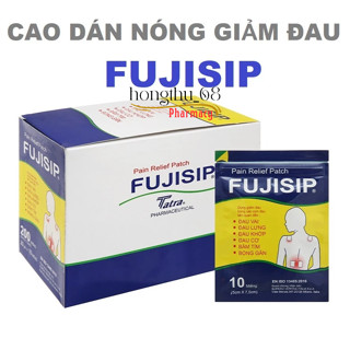 [HỘP 20 gói] Cao dán giảm đau FUJISIP gói 10 miếng