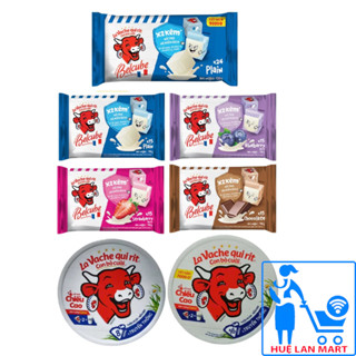 Phô mai Con bò cười LaVache qui rit hộp 8 miếng/16 miếng - Belcube gói 15 viên/ 24 viên - Đủ vị