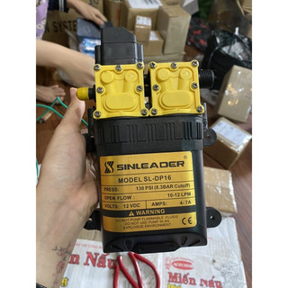  Máy bơm nước đôi mini 12v áp lực cao - máy bơm đôi tăng áp mini 12v - Sinleader 