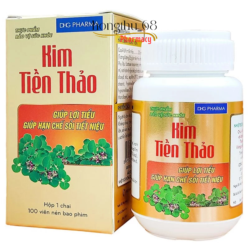 Kim Tiền Thảo DHG Pharma sỏi thận, sỏi bàng quang (100 viên)
