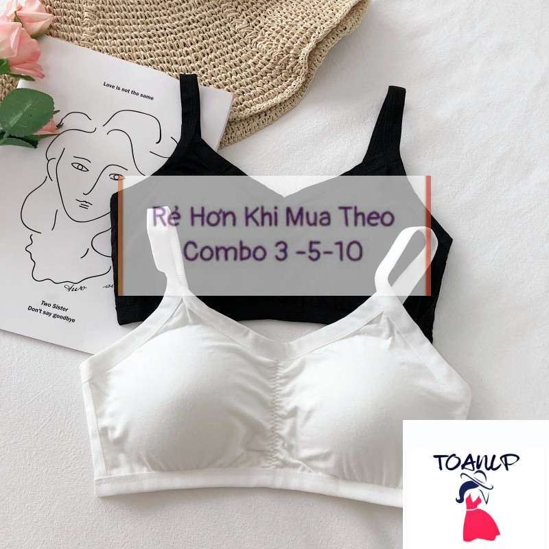 35-48kg Áo Bra 3 Dây Có Đệm Ngực Cho Học Sinh (bra 3 dây)