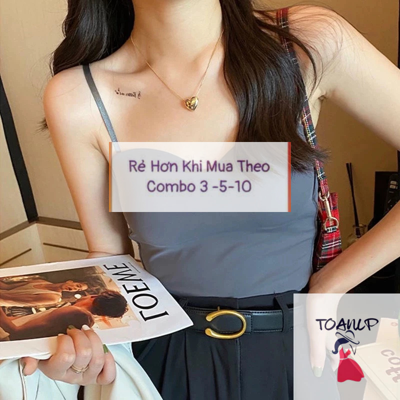 Áo Bra Đúc Su 2 Dây Dáng Dài Đệm Mỏng Sang Chảnh 5581