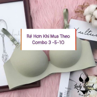  Áo lót nữ áo ngực nữ su Lông Vũ không gọng đệm dày bàn tay nâng ngực chống xệ. 