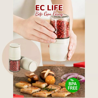  Hũ xay tiêu cầm tay cao cấp có thể chỉnh được kích thước hạt tiêu Beta EC Life 0117 