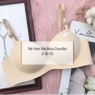  Áo lót nữ áo ngực nữ su Lông Vũ không gọng đệm dày bàn tay nâng ngực chống xệ 