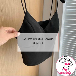 Áo Bra Lụa Phi Bóng 8 Nấc Cài Siêu Hot
