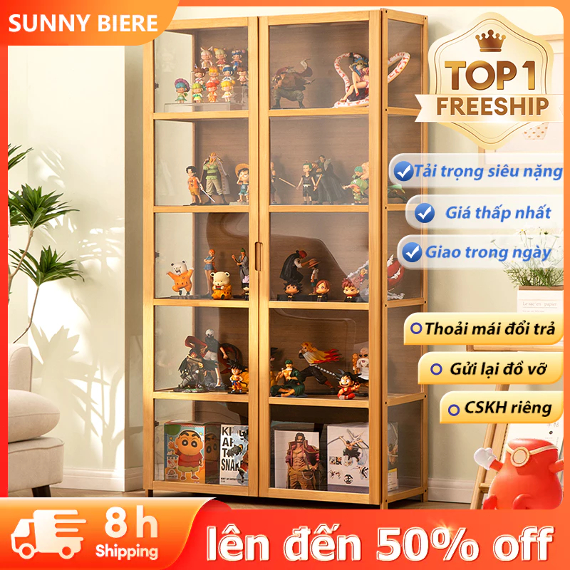 SUNNY BIERE Tủ Kính Trong Suốt Cao Cấp Kệ Trưng Bày Mô Hình Nước Hoa Lego Nhân Vật Yêu Thích | BigBuy360 - bigbuy360.vn