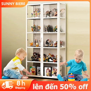 SUNNY BIERE Tay Chạy Tủ Trắng Trưng Bày Acrylic Trong Suốt Giả Kính Mỹ Phẩm Xoay Trưng Bày