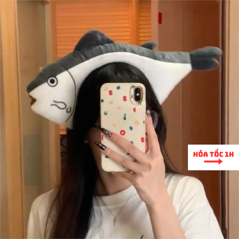 Cài tóc hình con cá ngộ nghĩnh, bờm hình con cá hài hước