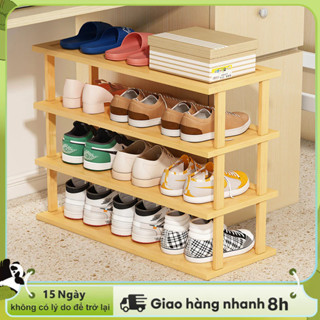 Kệ để giày Nội thất lưu trữ giày Kệ giày nhiều tầng Kệ để giày bằng gỗ Chịu tải trọng lớn.