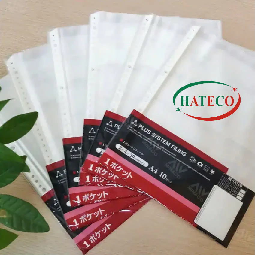 SƠ MI 11 LỖ PLUS DÀY 92-372B (50MM) - BÌA 11 LỖ DÀY - FILE LÁ LỖ HÀNG CHÍNH HÃNG