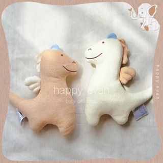 🅷🅴 [💙 28 cm] Gấu bông Rồng nhỏ phong cách Hàn Quốc, bông PP an toàn, không rụng lông, đồ ghiền, quà sơ sinh đầy tháng