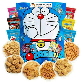  Túi Ăn Vặt Khổng Lồ Tổng Hợp Bim Bim   Snacks Doremon - Ngon Miệng Nhiều Loại 