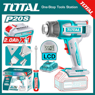Máy khò nhiệt, máy thổi hơi nóng dùng pin 20V TBLI2003 TBLI2006- Có Điều Chỉnh Nhiệt Độ Trên Màn LED