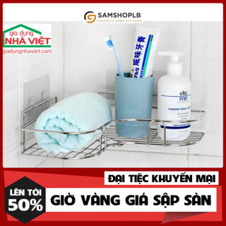 Kệ góc dán tường kèm miếng dán cực chắc