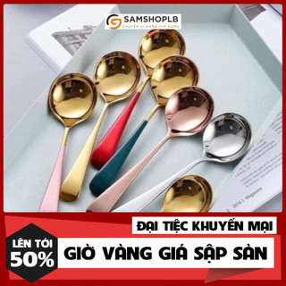 Combo 10 Thìa Mạ Vàng - Sang Trọng, Tiện Lợi Cho Mọi Bữa Ăn
