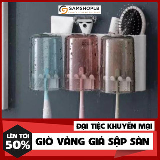 Hộp đựng kem đánh răng ecoco 3 cốc
