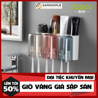 Hộp đựng kem đánh răng ecoco 3 cốc