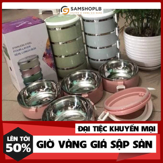 Cặp lồng giữ nhiệt 4 tầng lúa mạch