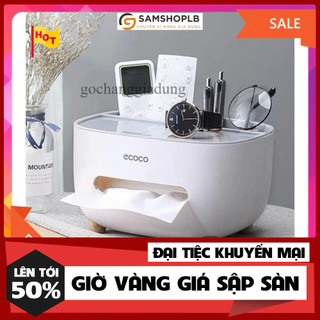 Hộp đựng giấy để bàn ecoco