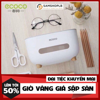 Hộp đựng giấy để bàn ecoco