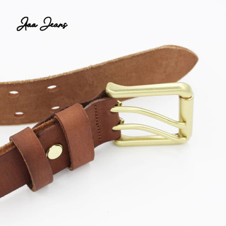 Aaa Jeans - Thắt lưng da thật fullgrain classic hai kim