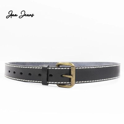 Thắt Lưng Da Thật Nguyên Miếng Fullgrain Retro Style Dễ Phối Đồ Aaa Jeans