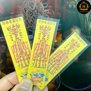 Sticker miếng dán linh phù thần tài may mắn