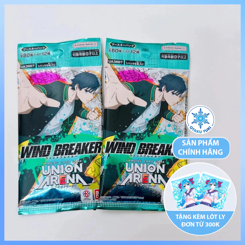 Gói Thẻ Pack Card Wind Breaker UA38BT UNION ARENA