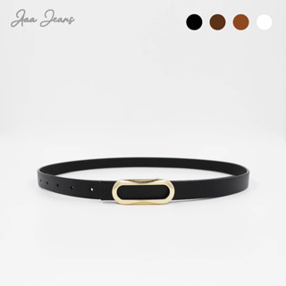 Aaa Jeans - Thắt Lưng Nữ Bản Nhỏ Thời Trang Mặt Elip Bản 1.8cm