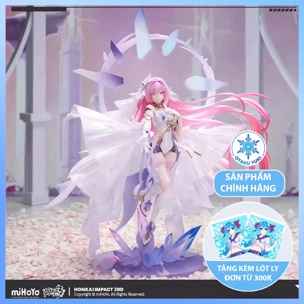 Mô Hình Elysia Herrscher of Human Ego - Honkai Impact 3rd 1/7 Scale Figure Chính Hãng (Apex Toys)