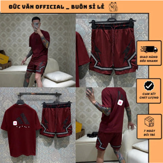 Bộ Quần Áo Nam Tia Sét Phối Quần Lưới Dệt Cạp Viền Hoàn Thiện_Bộ Quần Đùi Hè Chất Vải Cotton Mix Quần Vải Lưới Tháng Khí