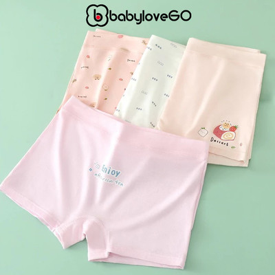 Quần lót cho bé gái BabyloveGO quần chip đùi cho bé chất cotton mềm mịn thoáng mát NT743
