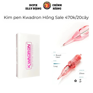 🏷️ Kim Pen Kwadron Hồng Ba Lan Chính Hãng – Đủ Size – Hộp 20 Cây – Dùng Trong Phun Xăm Thẩm Mỹ