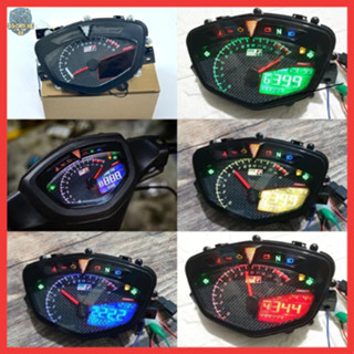 ( X ã Lỗ) Đồng Hồ UMA RACCING gắn như zin cho SIRIUS, EX2010_Đèn Led 7 Màu Dễ Lắp Đặt Sử Dụng.Ae Chonjnn Ngay Nhé!!