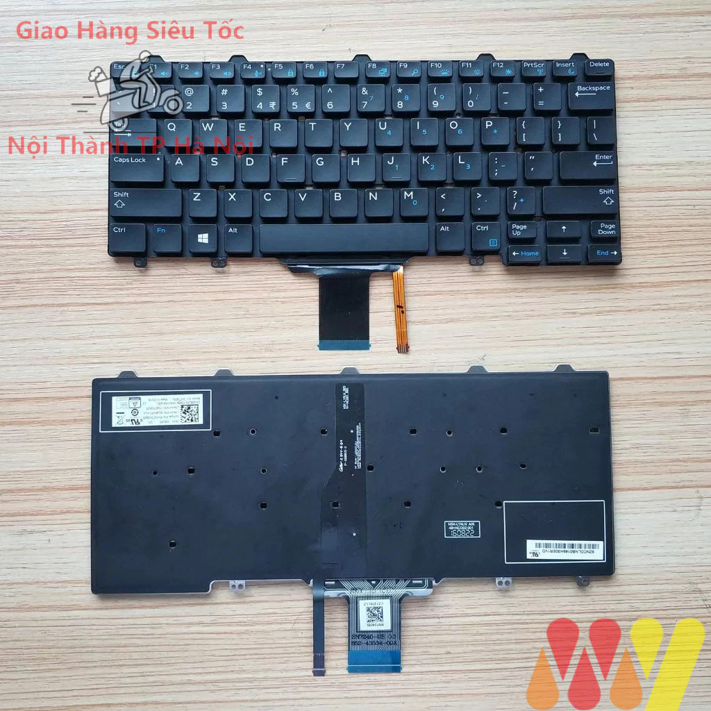 Bàn phím Dell Latitude E7250 E7270 E5270 5270 7275 E5250 XPS 9250 hàng chuẩn