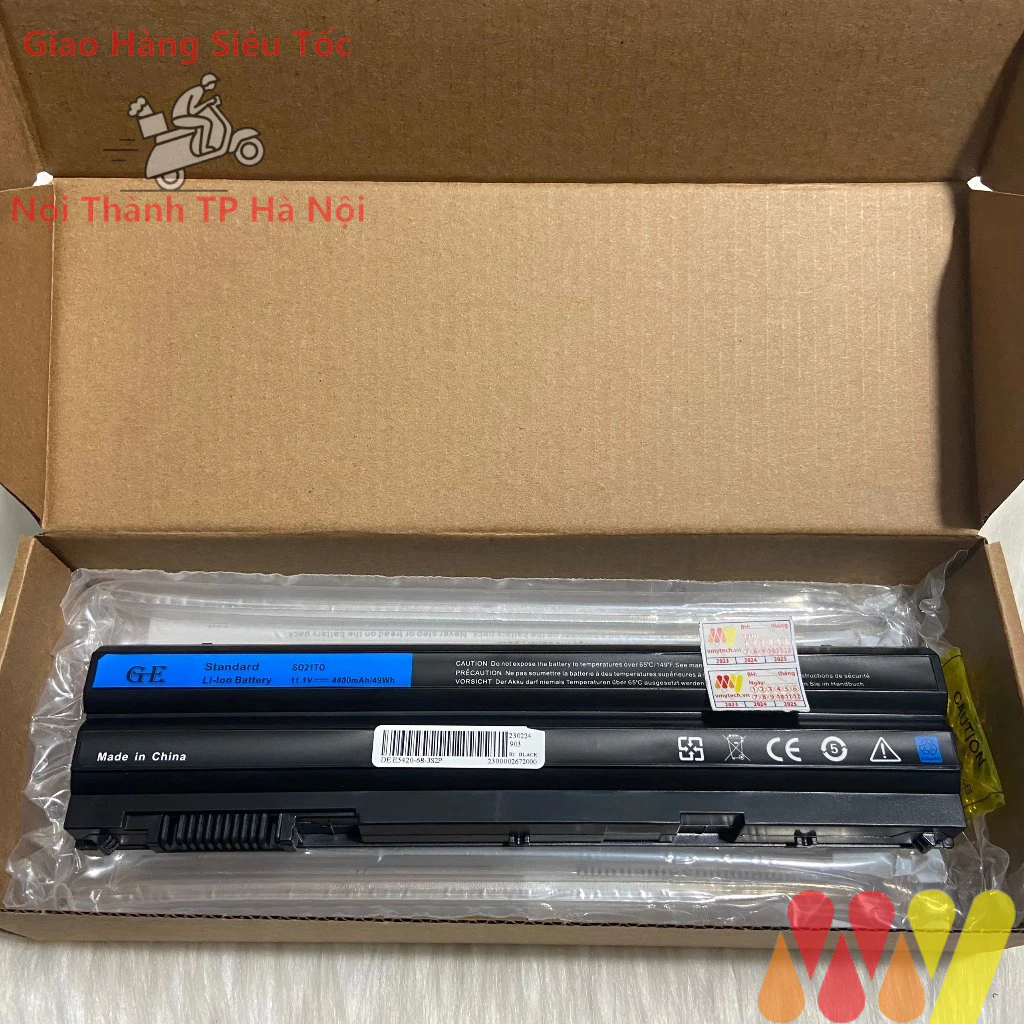 [NEW + Đóng Cell]Pin laptop dell Latitude E5420, E5430, E5520, E5530, E6420, E6430 ,E6520, E5420, E6440 E6450