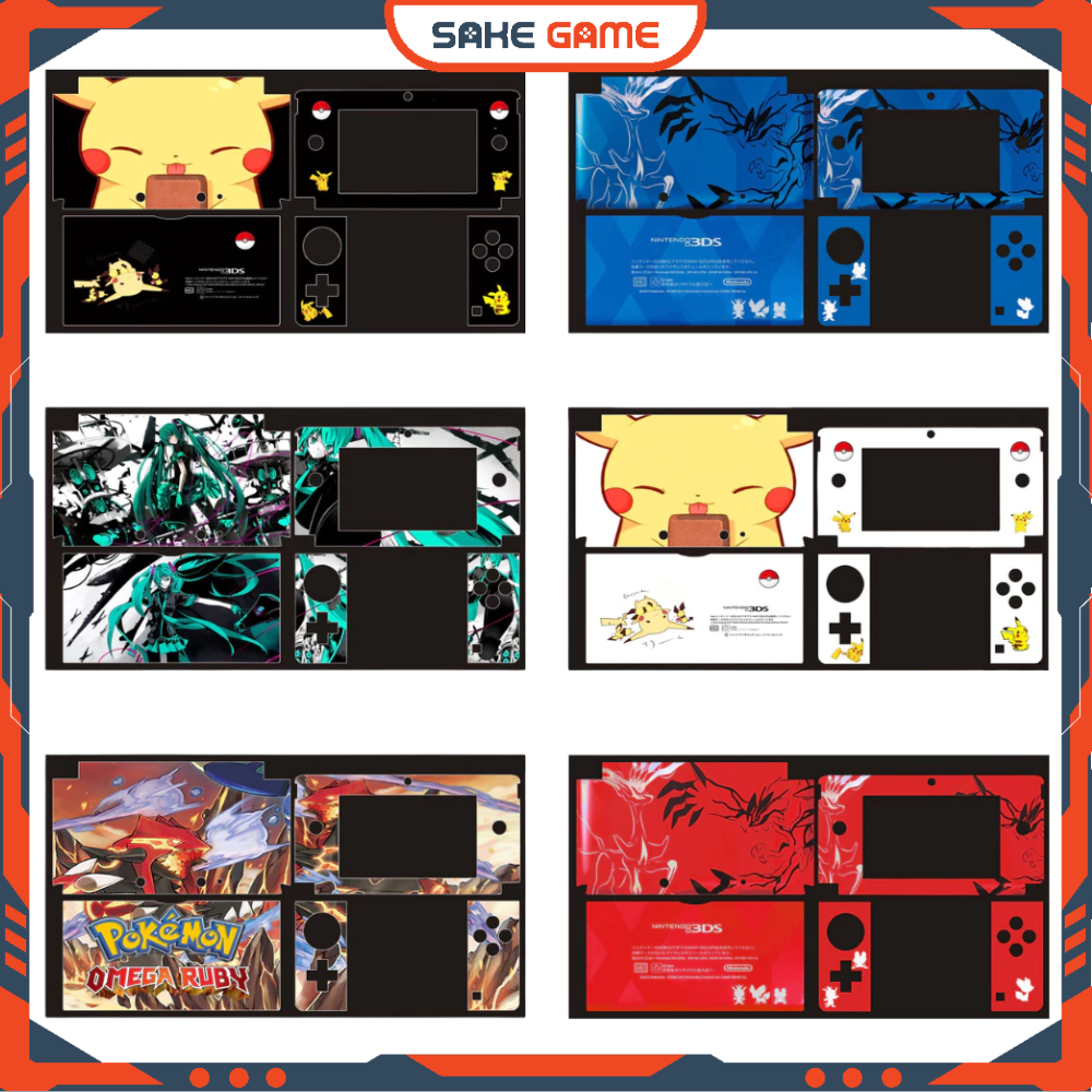 Miếng Dán Skin Nintendo 3DS Miếng Dán Decal Nintendo 3DS Miếng Dán Skin 3DS Miếng Dán Decal 3DS