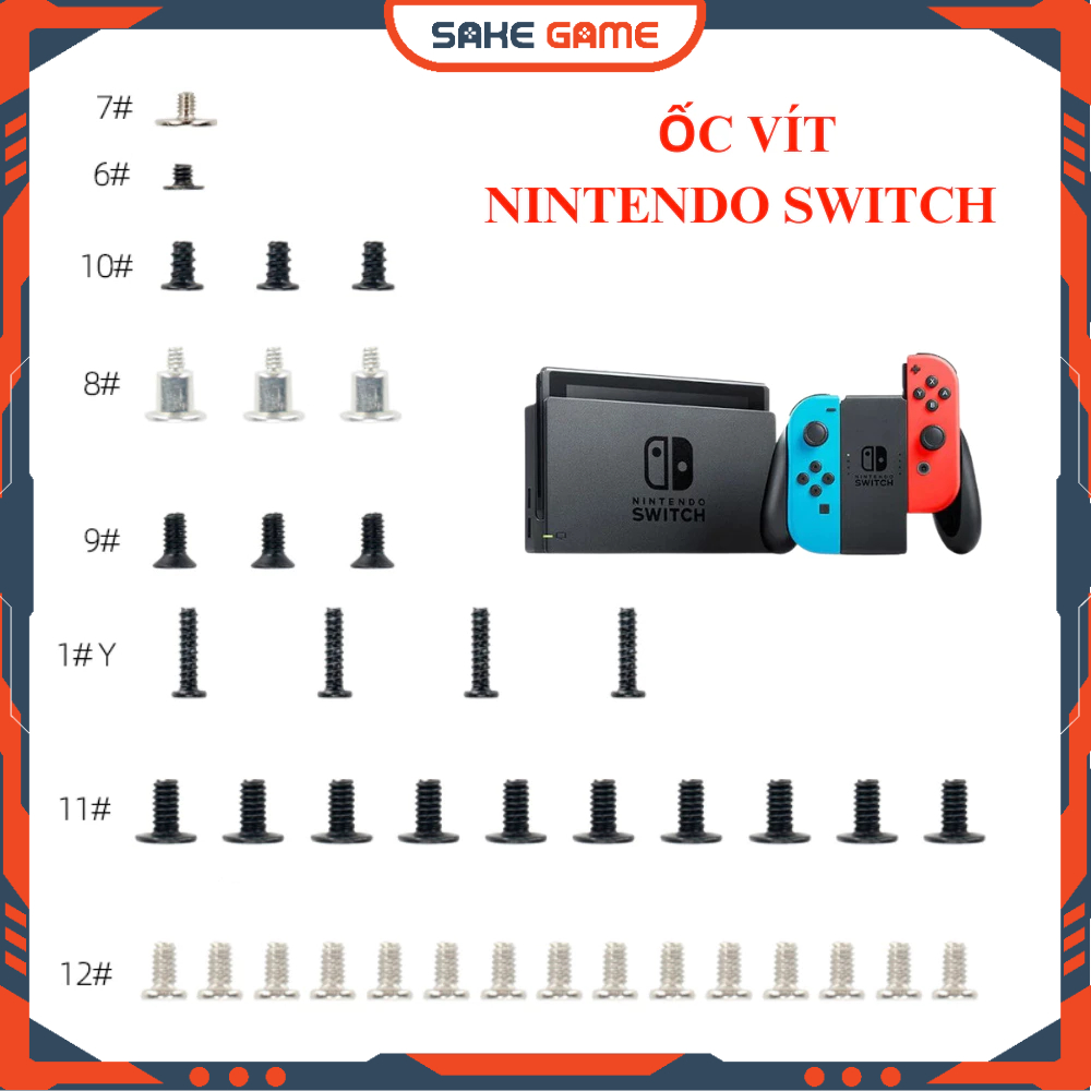 Ốc Vít Nintendo Switch V1 V2 Ốc Vít Switch V1 V2 Ốc Vít V1 V2 Ốc Nintendo Switch V1 V2 Ốc Switch V1 