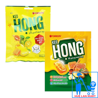 Kẹo Họng vị Quất mật ong Gừng mật ong Orion - gói 87,5g 