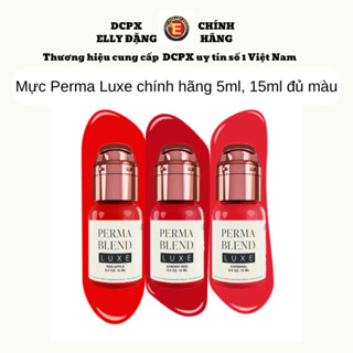 🏷️ Mực Perma Blend Luxe cao cấp Premium 15ml – Mực hữu cơ thuần chay, siêu bám màu dùng trong phun xăm thẩm mỹ