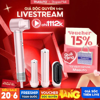 [1087K TẠI LIVE SHOP] Máy Sấy Tóc Tạo Kiểu 5in1 Masuto Đa Chức Năng Công Nghệ Ion Giảm Hư Tổn Tóc 1300W