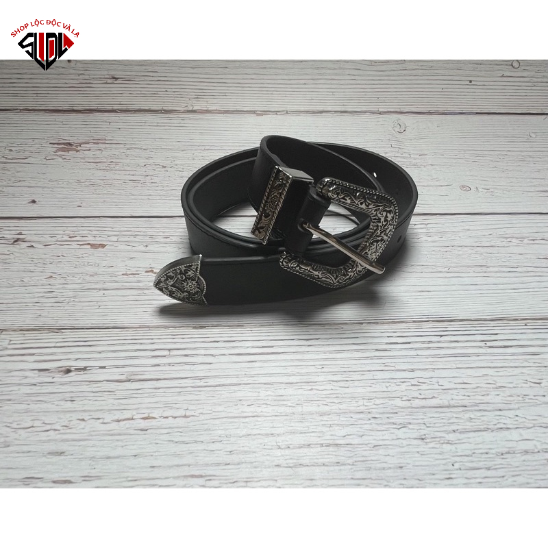 Thắt lưng unisex Chrome Heart da PU cao cấp.