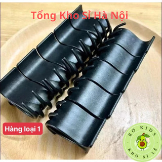 Kẹp Tóc Càng Cua Nhựa Túi 12 Cái Đầy Đủ Màu 3 Răng Và 5 Răng Cứng Cáp Hottrend Nữ Hàn Quốc