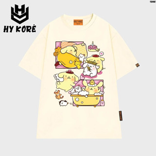 Áo Thun Nam Nữ Form Rộng Localbrand HY KORÉ Pompompurin Sleep 1846 Oversize Unisex