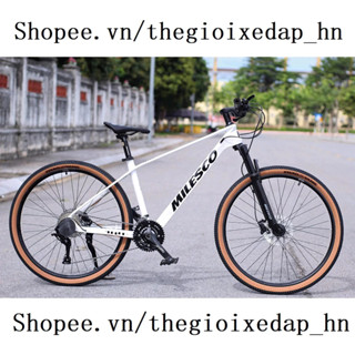 Xe Đạp Địa Hình MILESCO K400 Khung Nhôm Đúc Nguyên Khối, Đùi Đĩa Trục Rỗng, Cối Nổ Siêu Trớn, Líp Thả,Bộ Đề Số L-TWOO A5