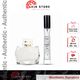   Auth-10ml  Nước Hoa Nữ MontBlanc Signature EDP chính hãng chai chiết 10ml 20ml - Manme Perfume. 